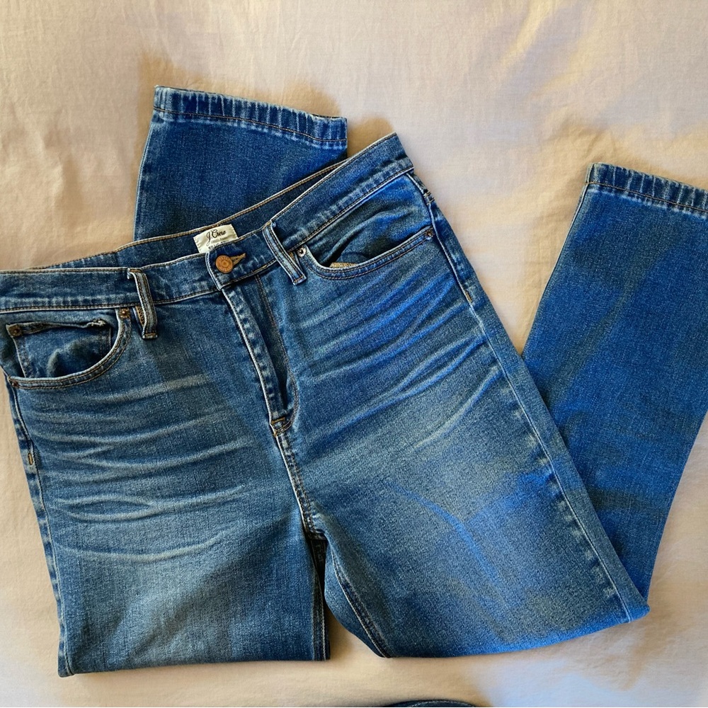 J. Crew Billie Demi Boot Crop Jeans